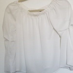 Charlotte Russe Off-Shoulder Blouse Size XS
